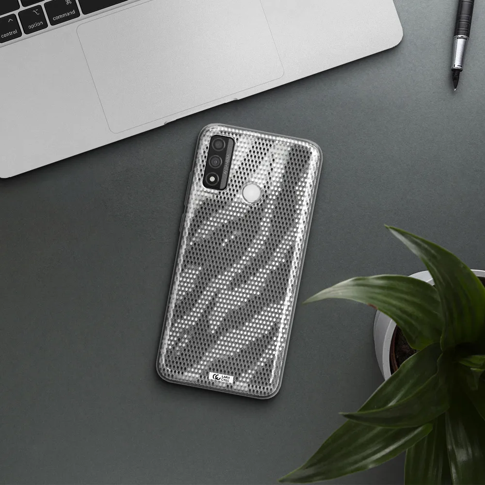 Zebra Dots Huawei P Smart 2020 Clear TPU Case