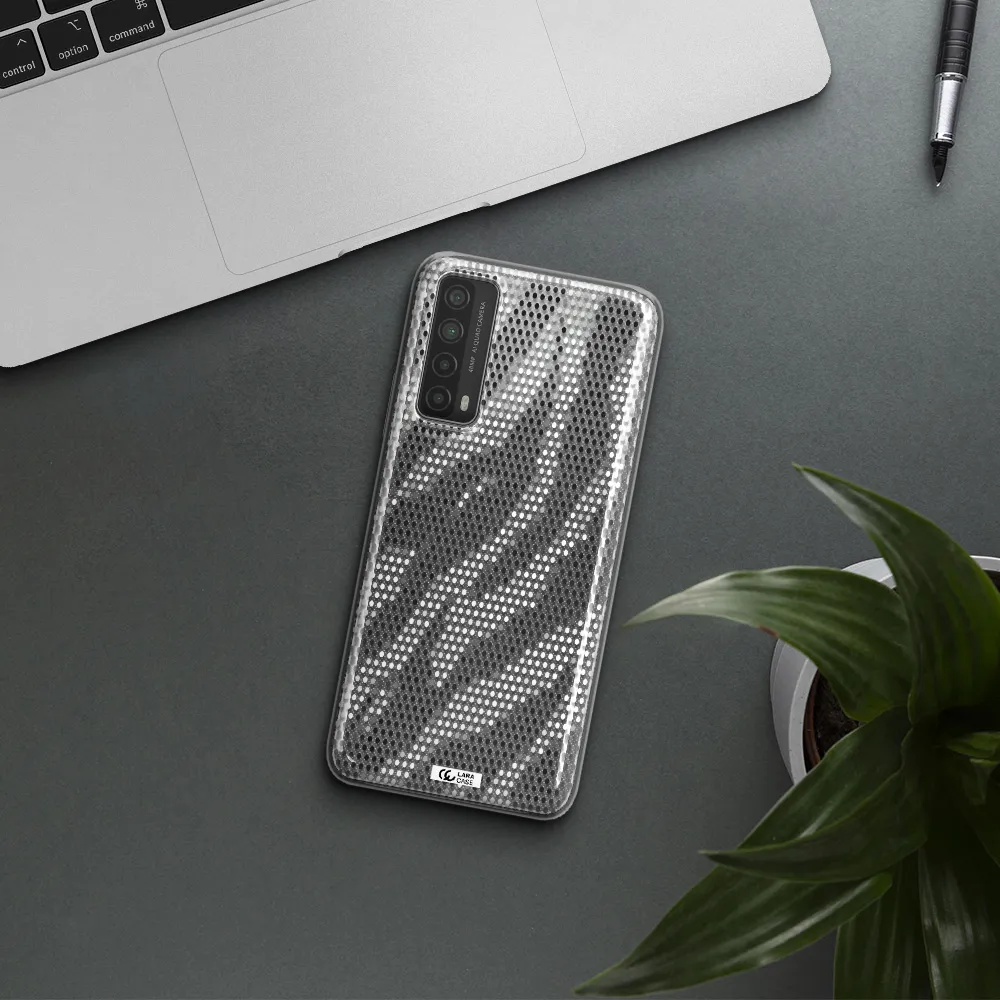 Zebra Dots Huawei P Smart 2021 Clear TPU Case