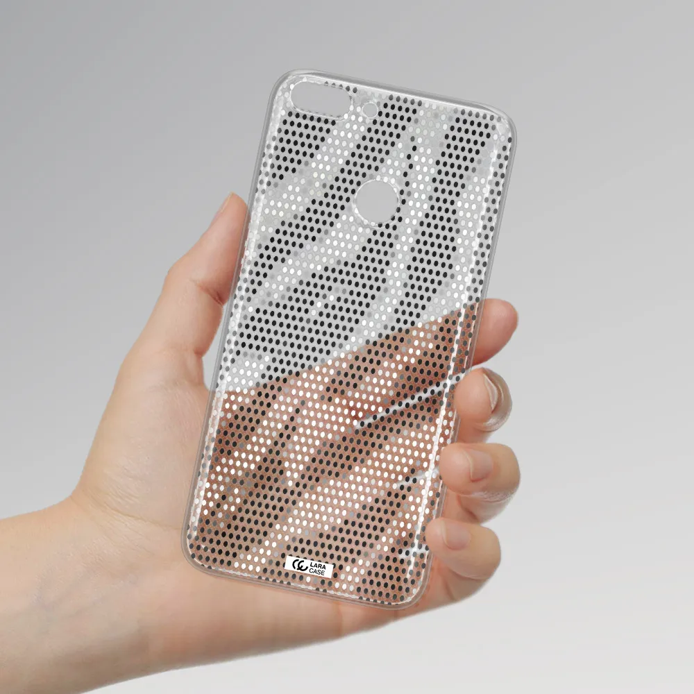 Zebra Dots Huawei P Smart Clear TPU Case