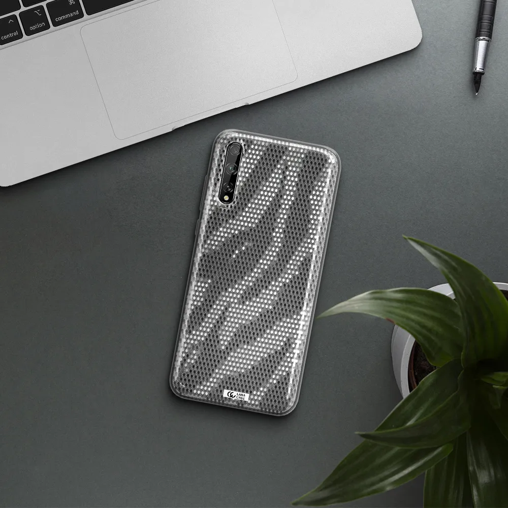 Zebra Dots Huawei P Smart S Clear TPU Case