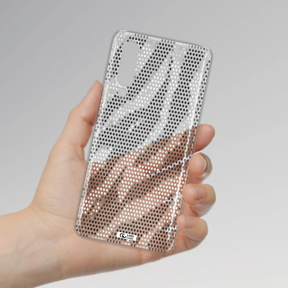 Zebra Dots Huawei P30 Clear TPU Case