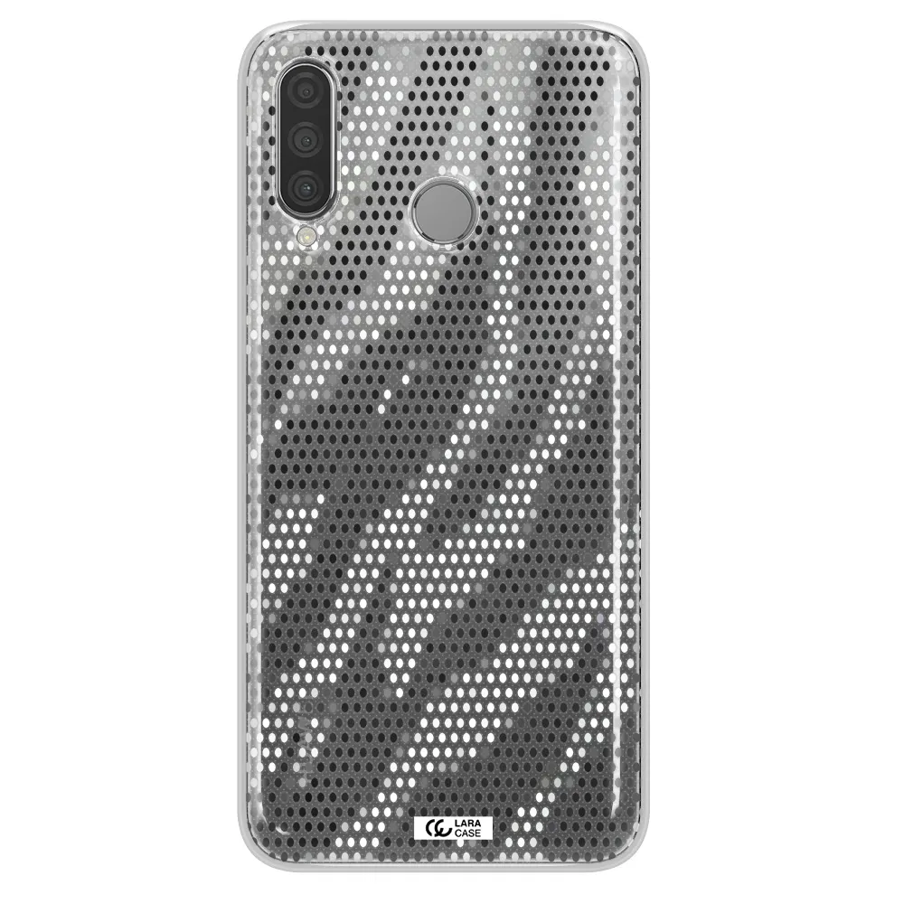 Zebra Dots Huawei P30 Lite Clear TPU Case