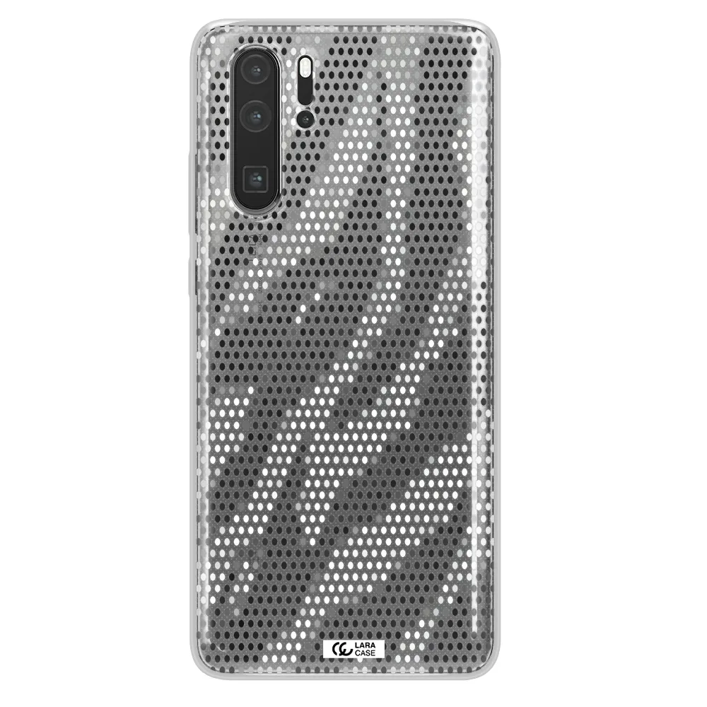 Zebra Dots Huawei P30 Pro Clear TPU Case