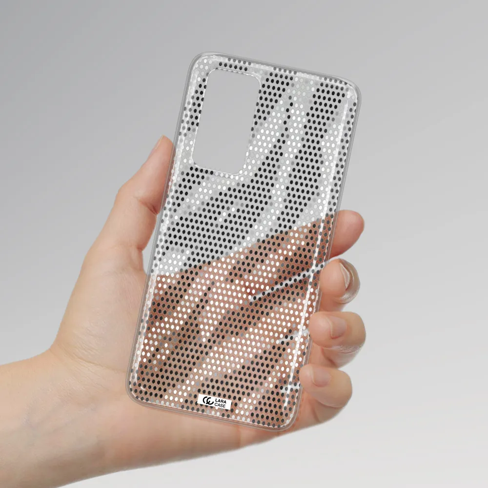 Zebra Dots Huawei P40 Clear TPU Case