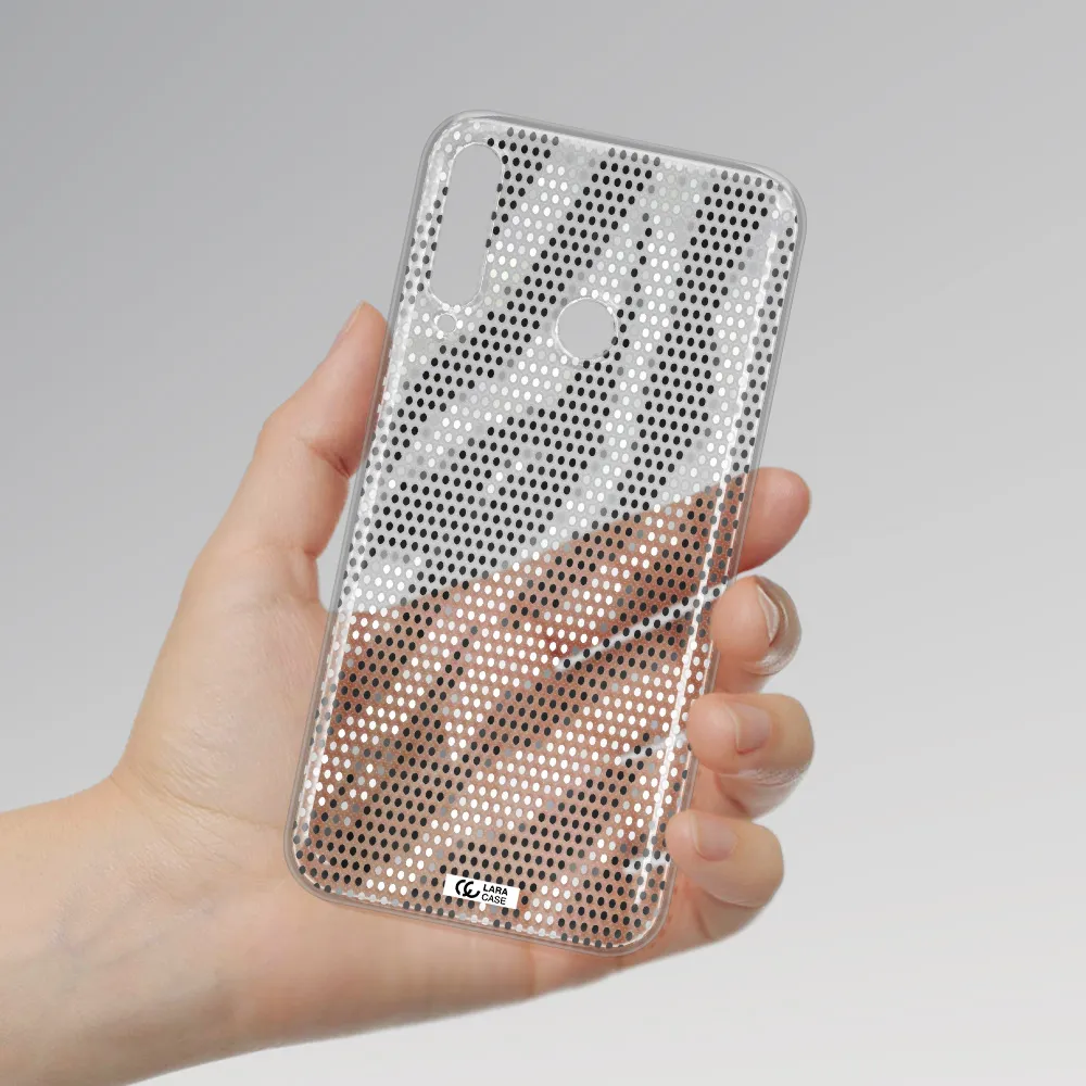 Zebra Dots Huawei P40 Lite E Clear TPU Case