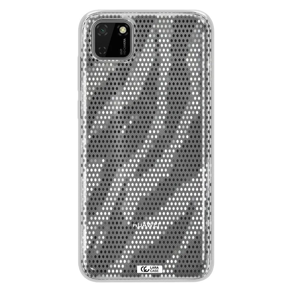 Zebra Dots Huawei Y5P Clear TPU Case