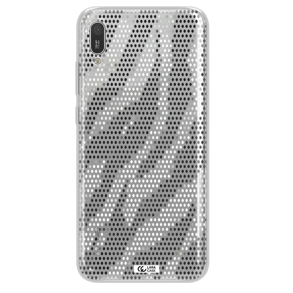Zebra Dots Huawei Y6 Pro 2019 Clear TPU Case