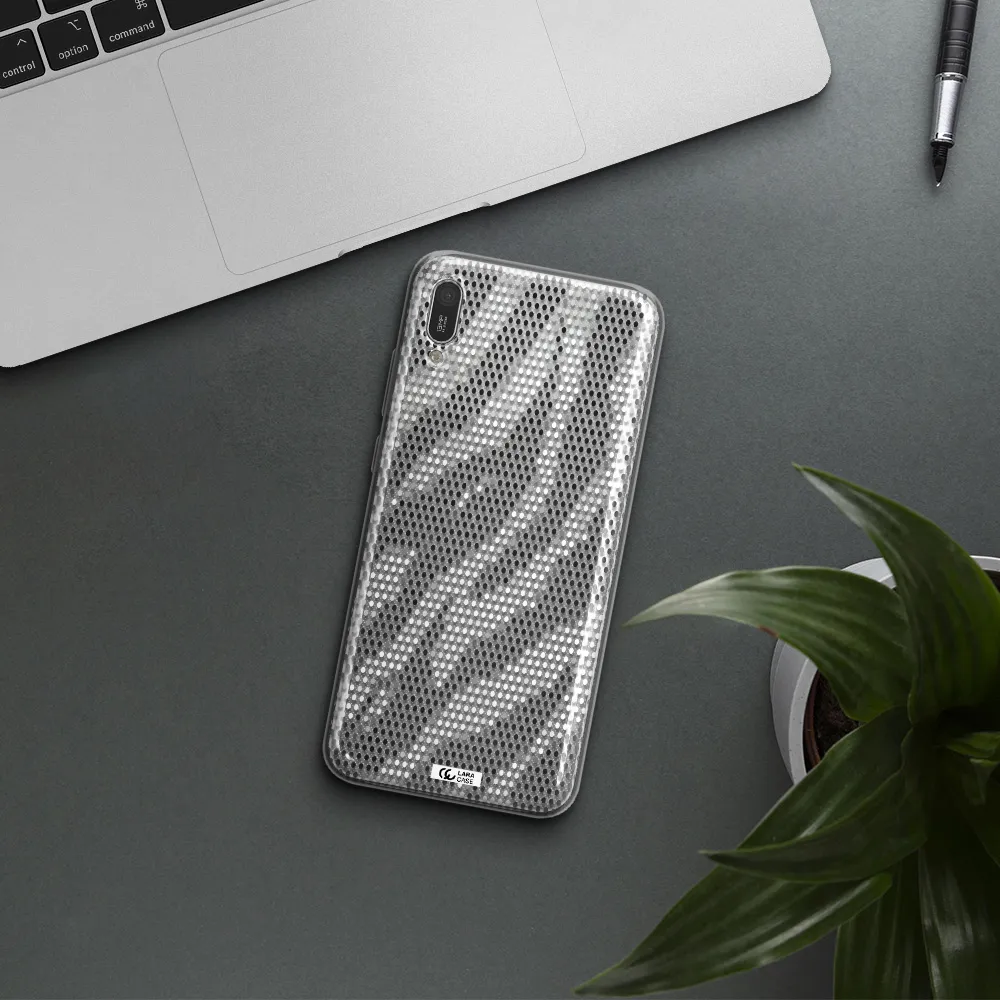 Zebra Dots Huawei Y6 Pro 2019 Clear TPU Case
