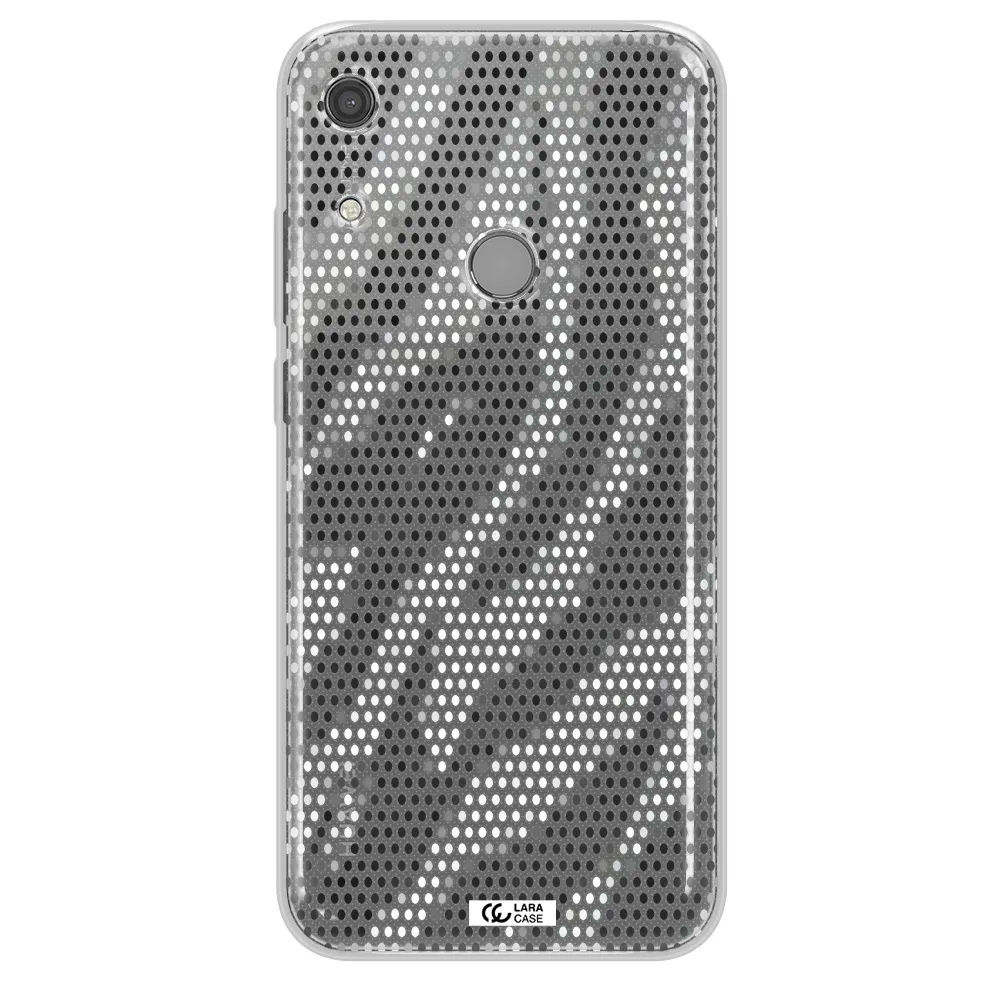 Zebra Dots Huawei Y6S Clear TPU Case