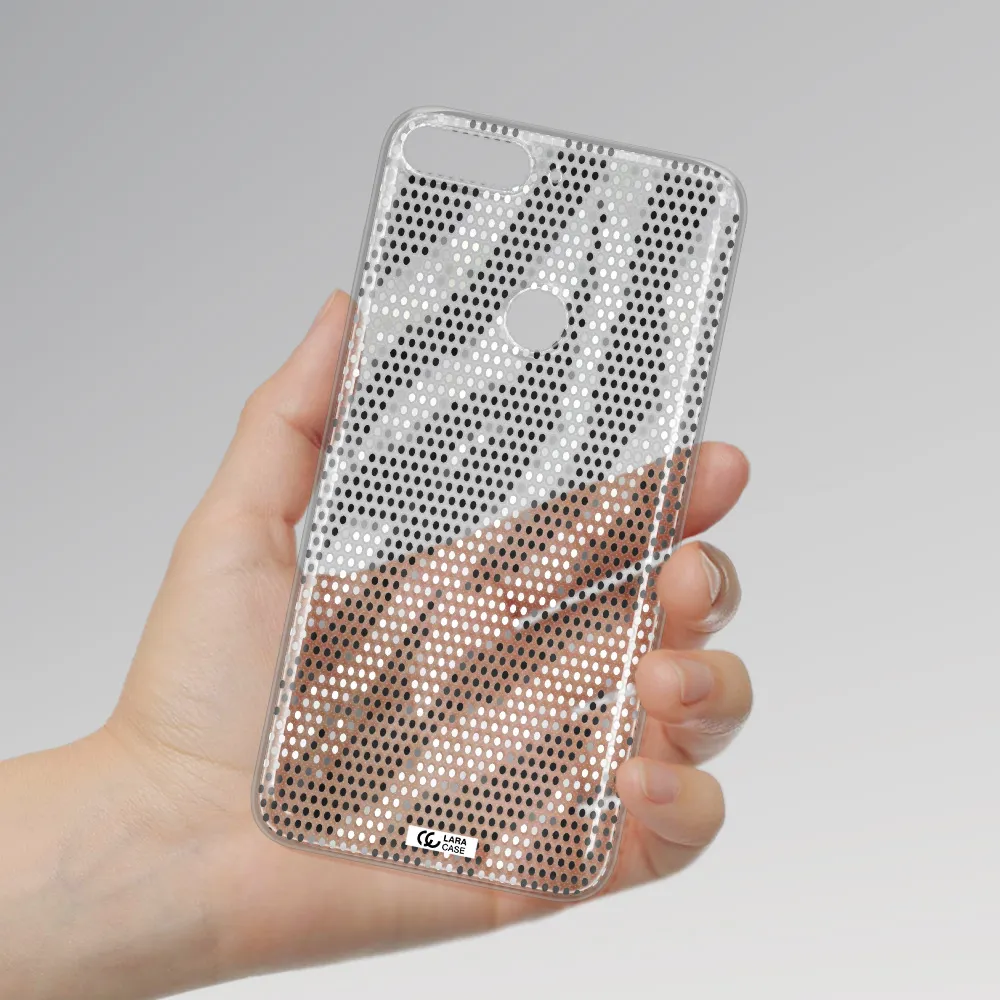 Zebra Dots Huawei Y7 Prime 2018 Clear TPU Case