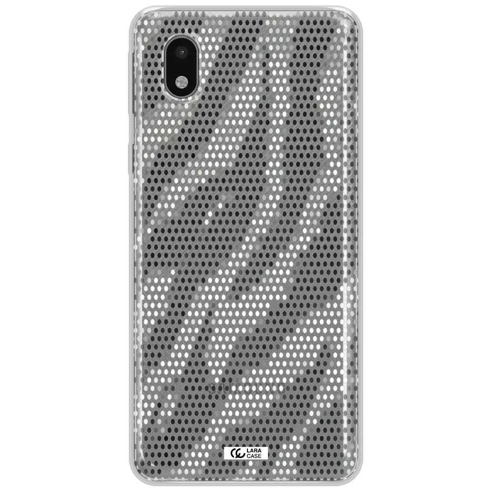 Zebra Dots Samsung A01 Core Clear Tpu Case