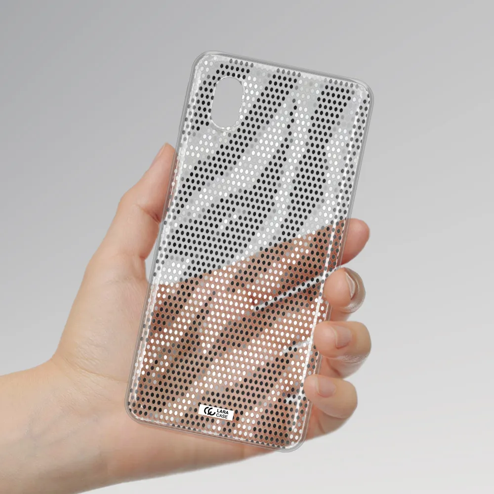 Zebra Dots Samsung A01 Core Clear Tpu Case