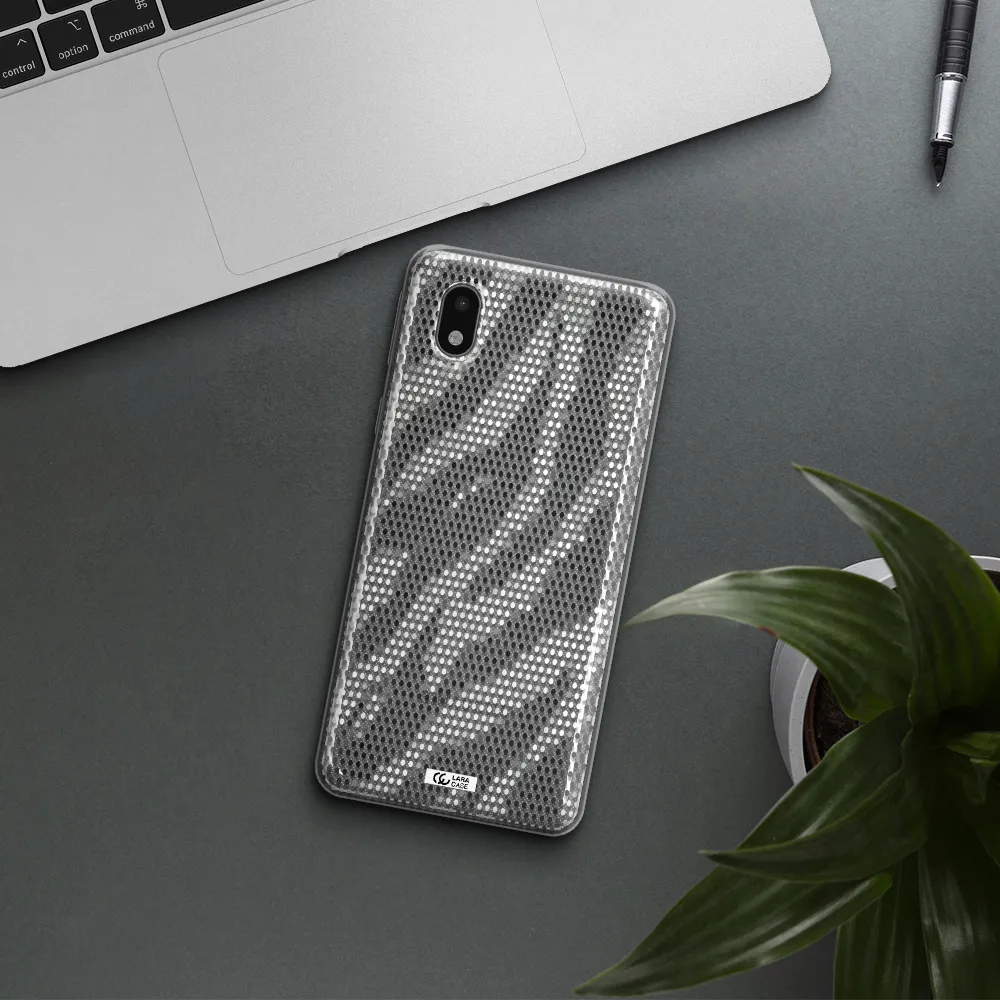 Zebra Dots Samsung A01 Core Clear Tpu Case