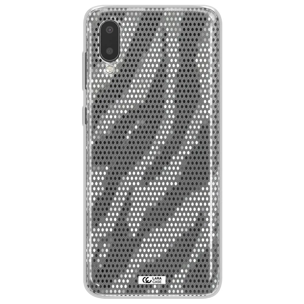 Zebra Dots Samsung A02 Clear TPU Case