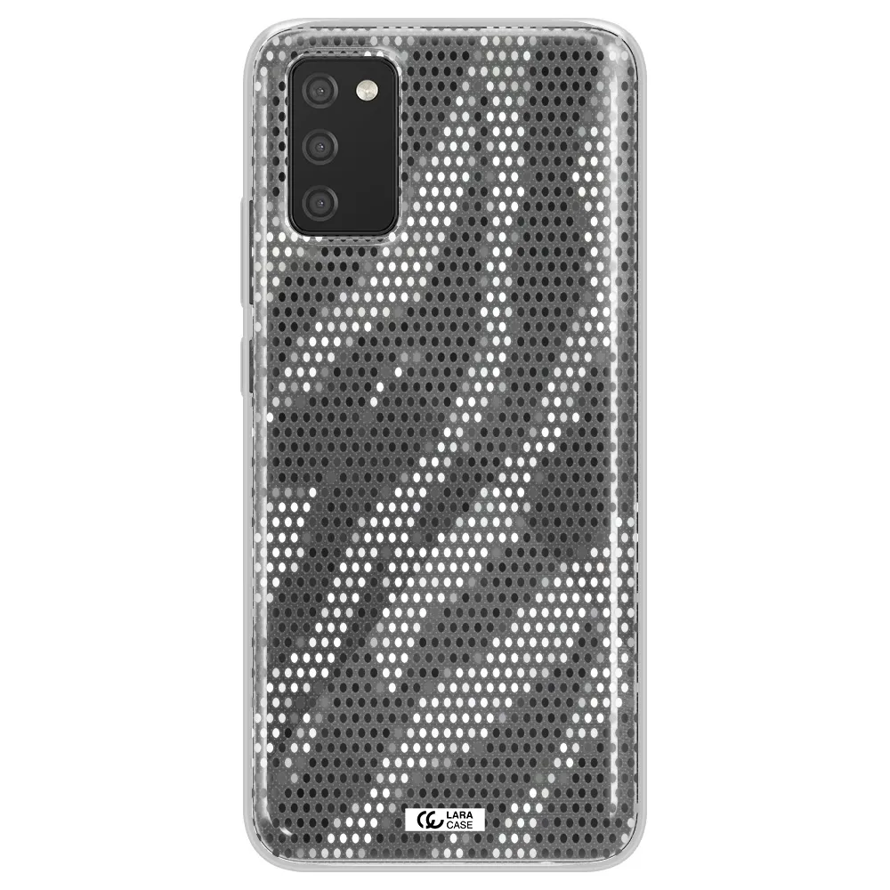 Zebra Dots Samsung A02S Clear TPU Case