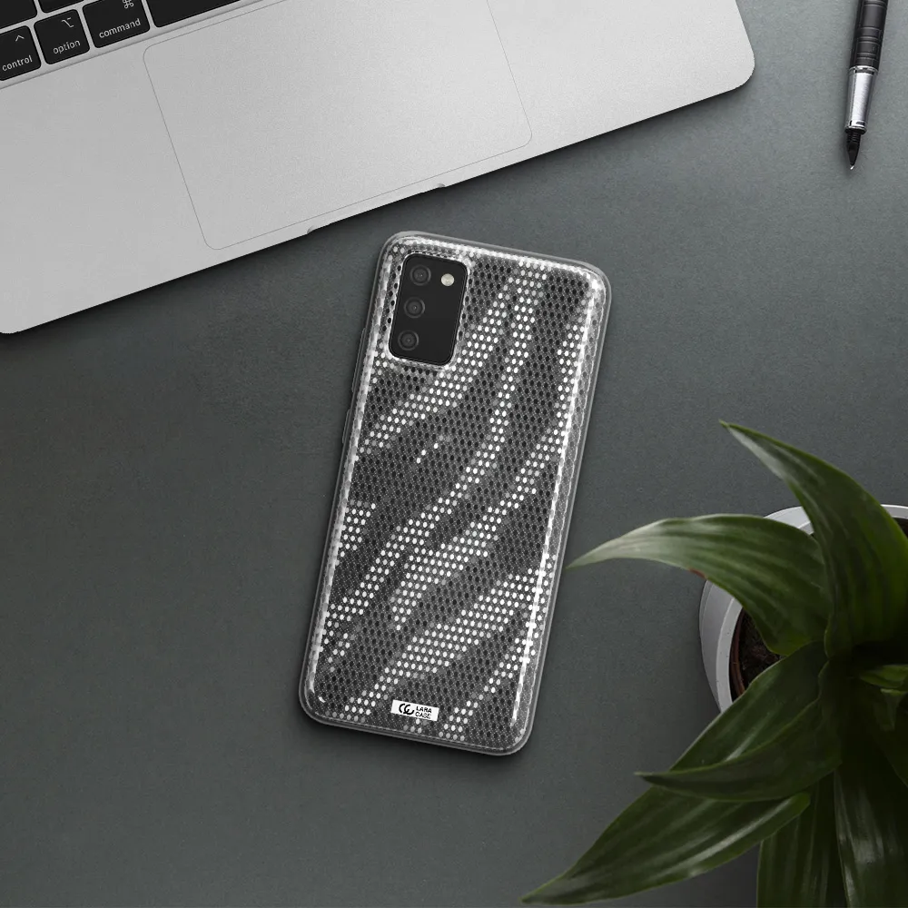 Zebra Dots Samsung A02S Clear TPU Case