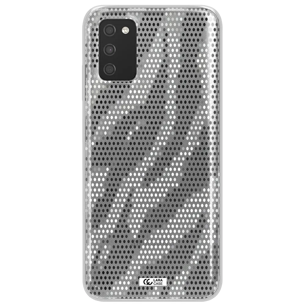 Zebra Dots Samsung A03S Clear TPU Case