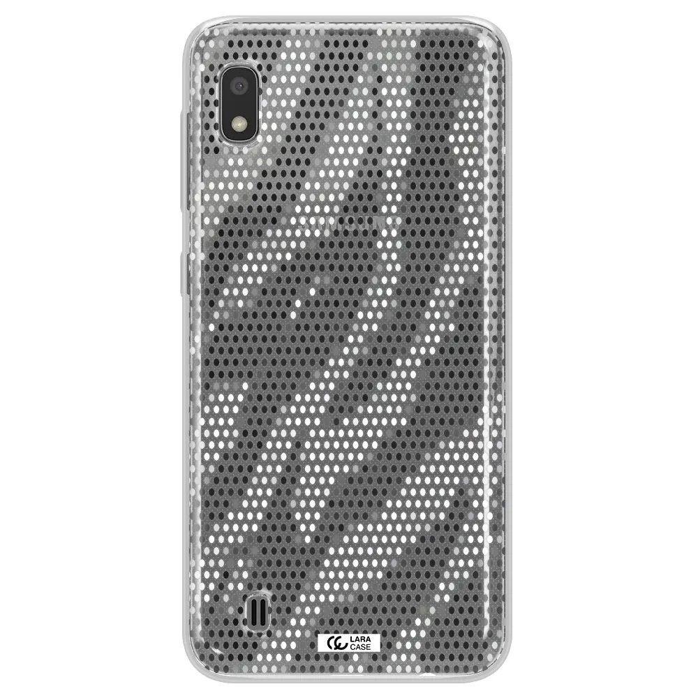 Zebra Dots Samsung A10 Clear TPU Case