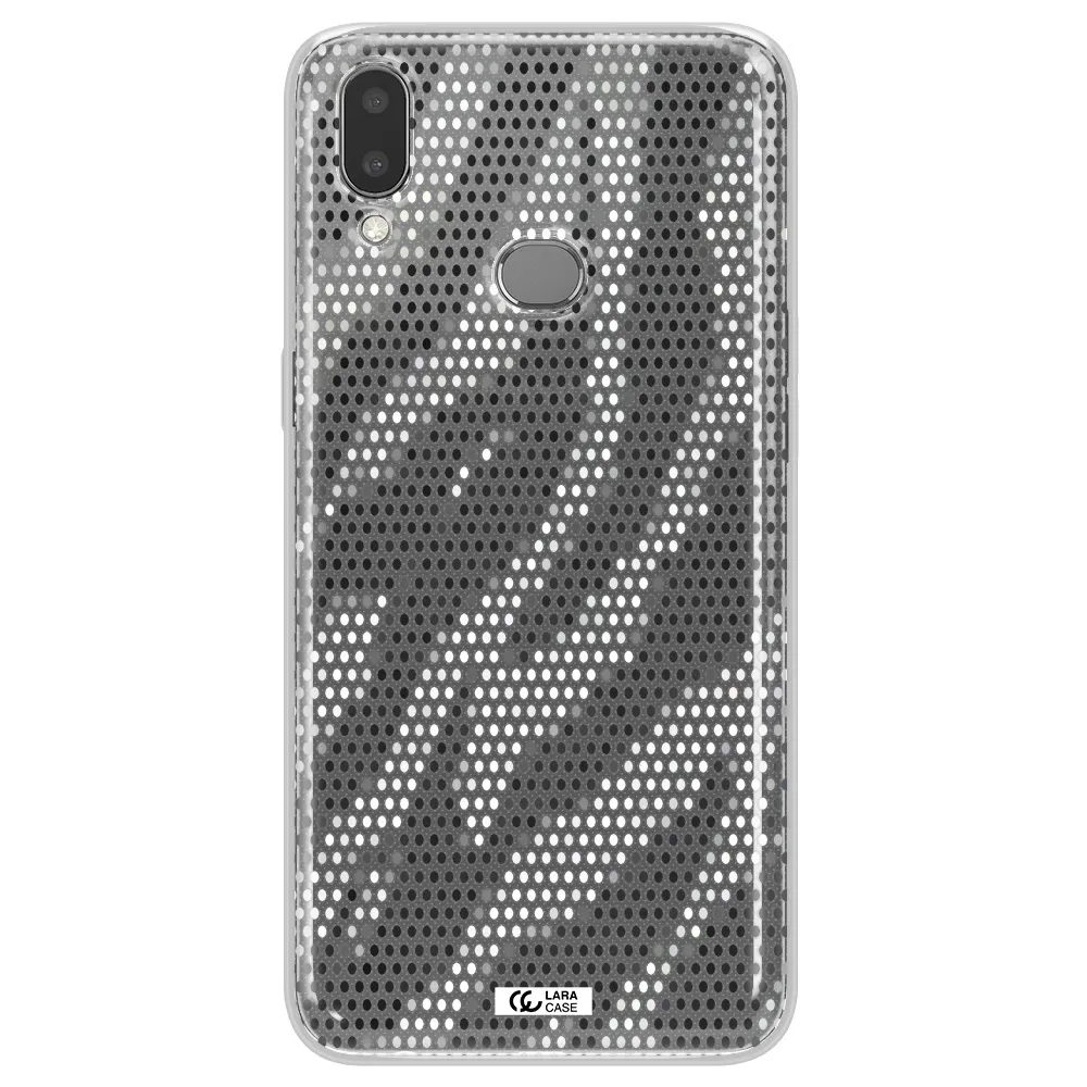 Zebra Dots Samsung A10S Clear TPU Case