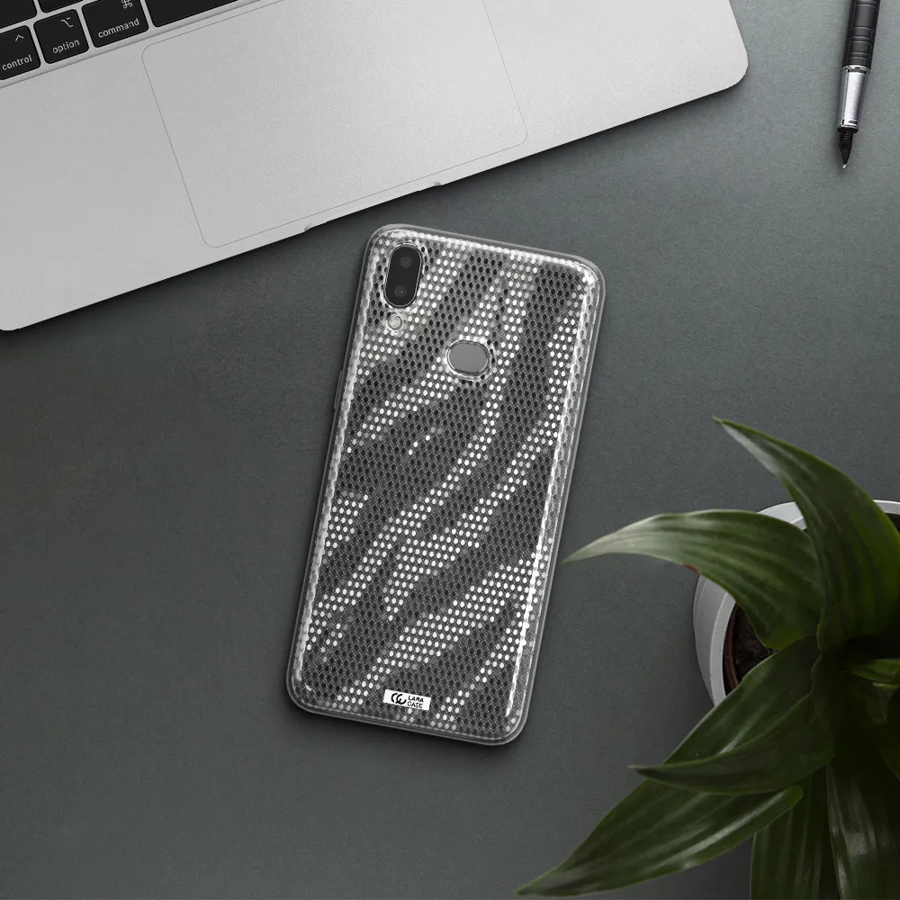 Zebra Dots Samsung A10S Clear TPU Case