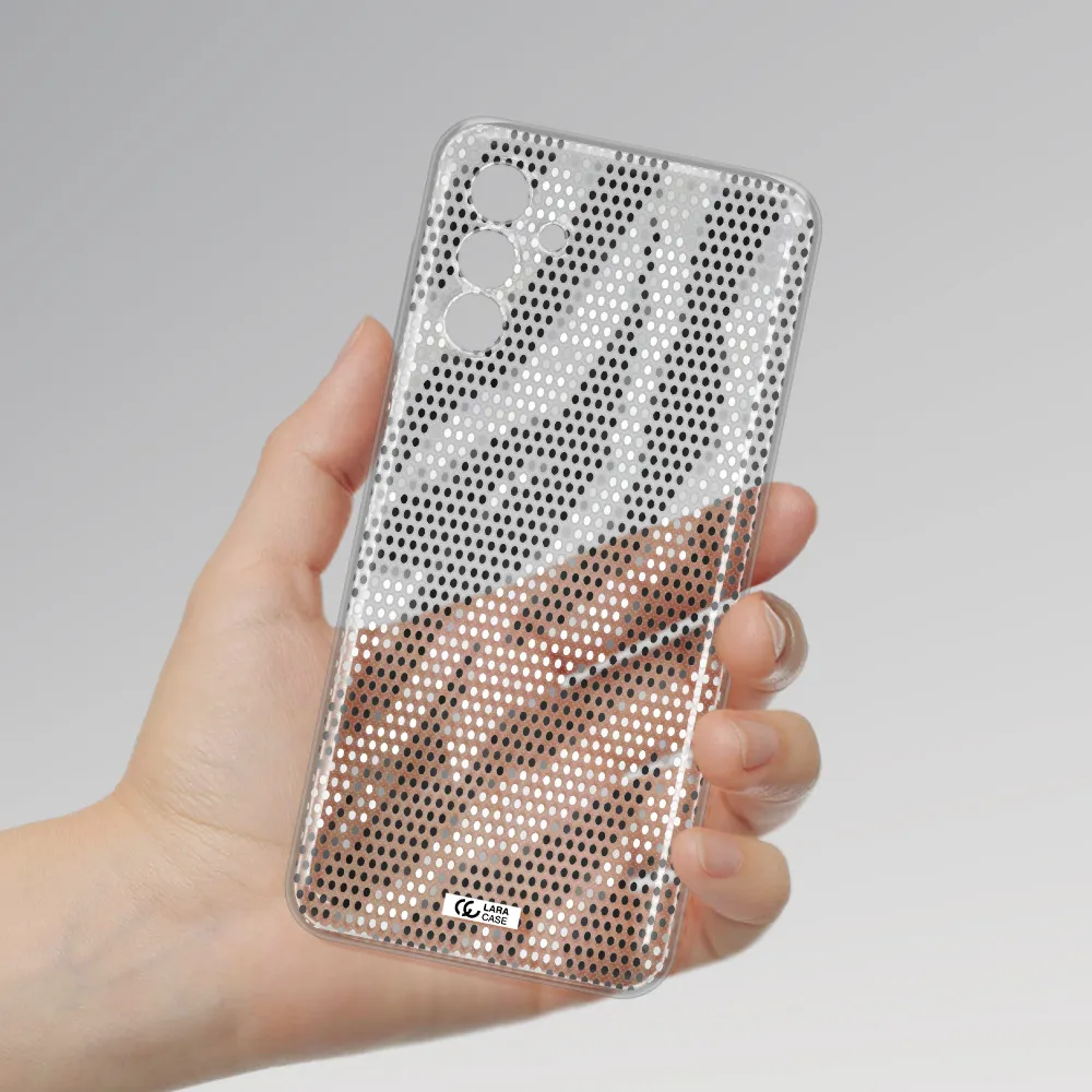 Zebra Dots Samsung A13 5G Clear Tpu Case