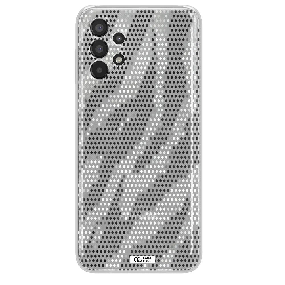 Zebra Dots Samsung A13 Clear TPU Case