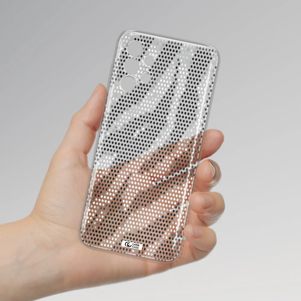 Zebra Dots Samsung A13 Clear TPU Case