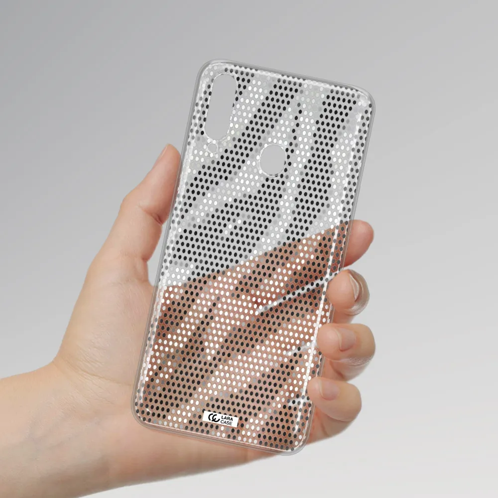 Zebra Dots Samsung A20S Clear TPU Case