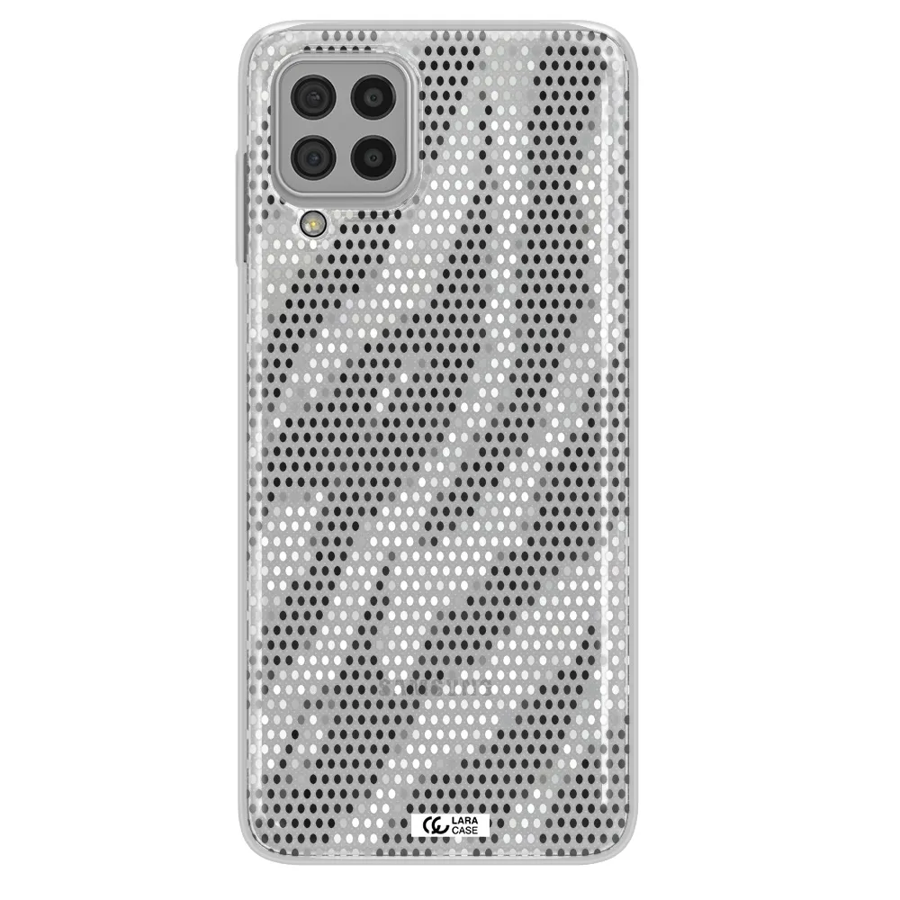 Zebra Dots Samsung A22 4g Clear TPU Case