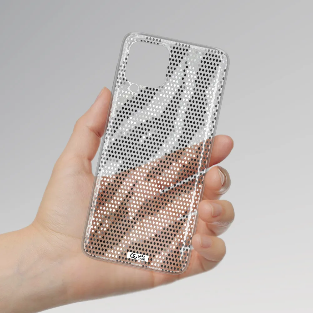 Zebra Dots Samsung A22 4g Clear TPU Case
