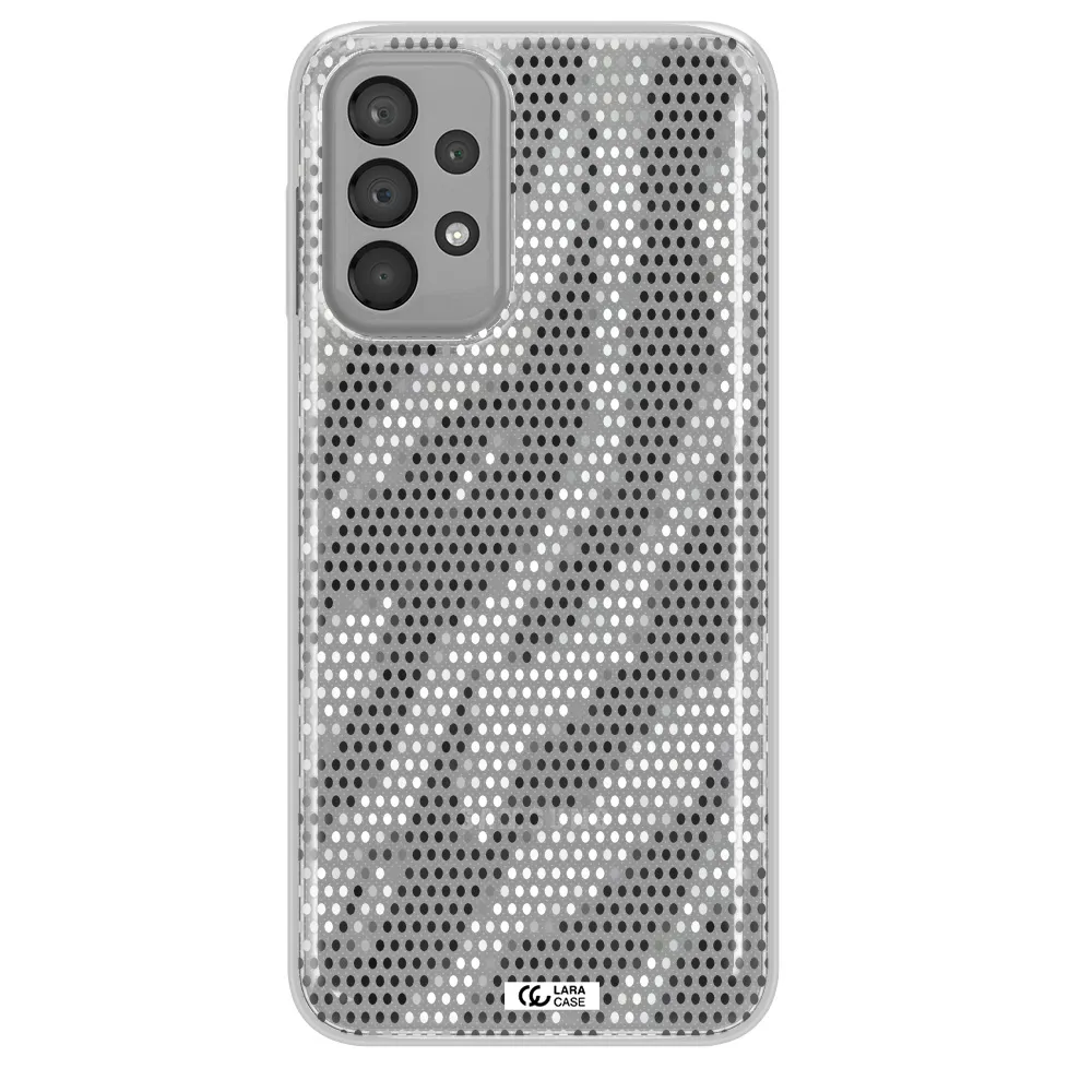 Zebra Dots Samsung A23 Clear TPU Case