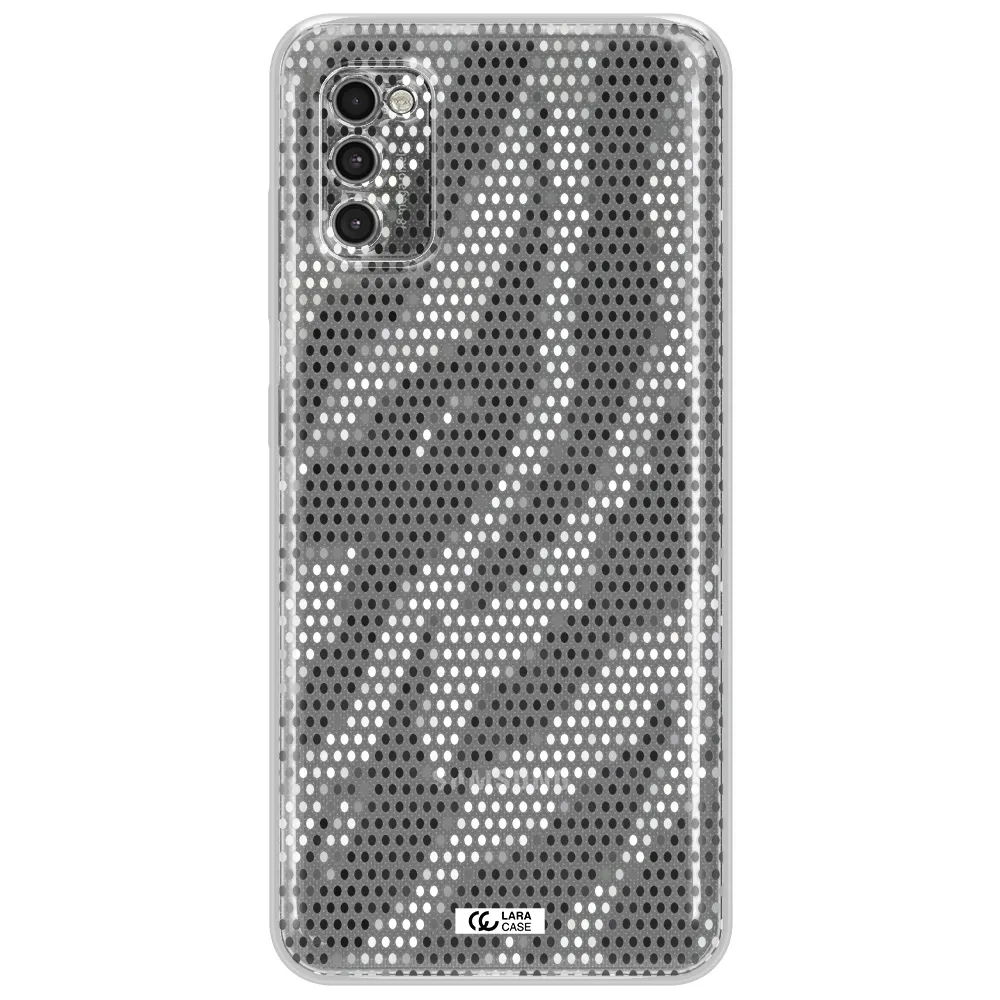 Zebra Dots Samsung A41 Clear Tpu Case
