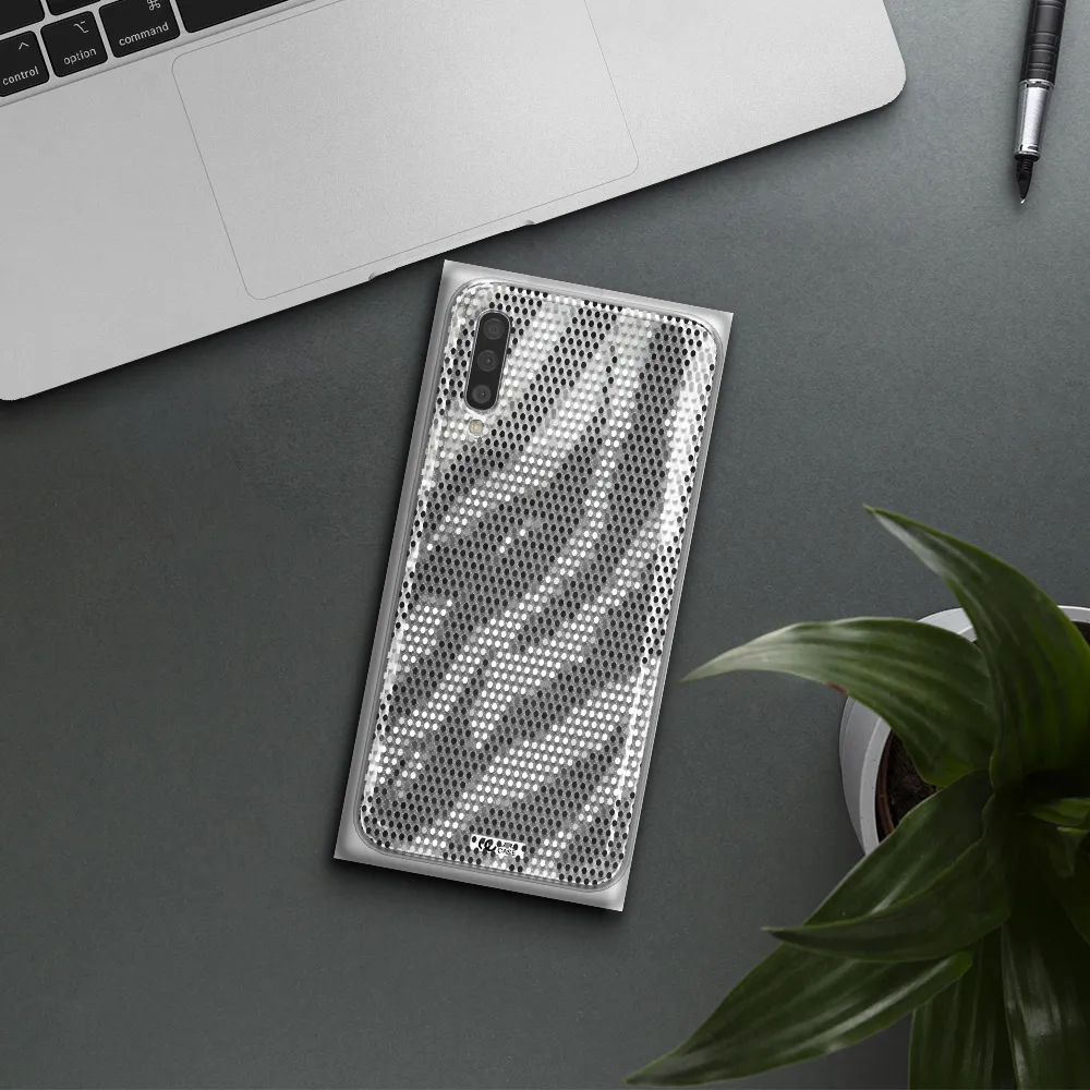 Zebra Dots Samsung A50S Clear Tpu Case
