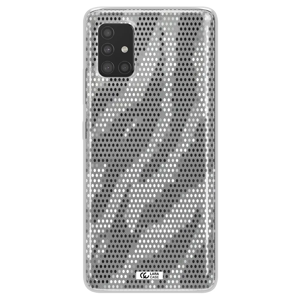 Zebra Dots Samsung A51 Clear TPU Case