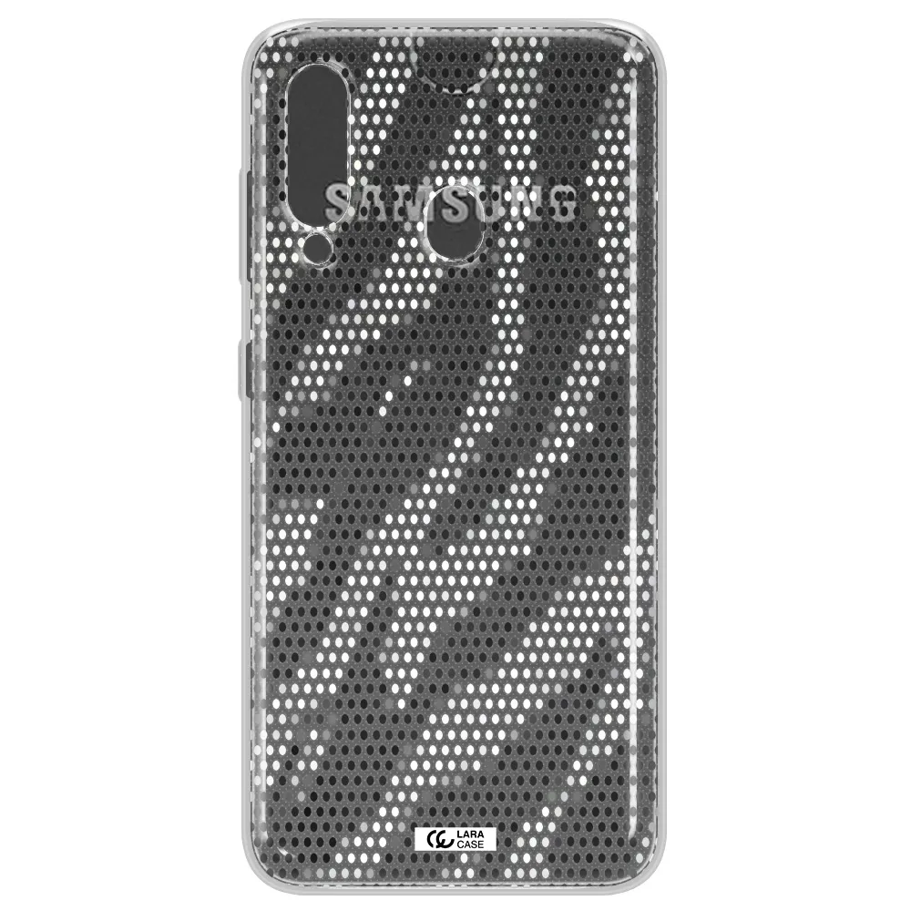 Zebra Dots Samsung A60 Clear TPU Case