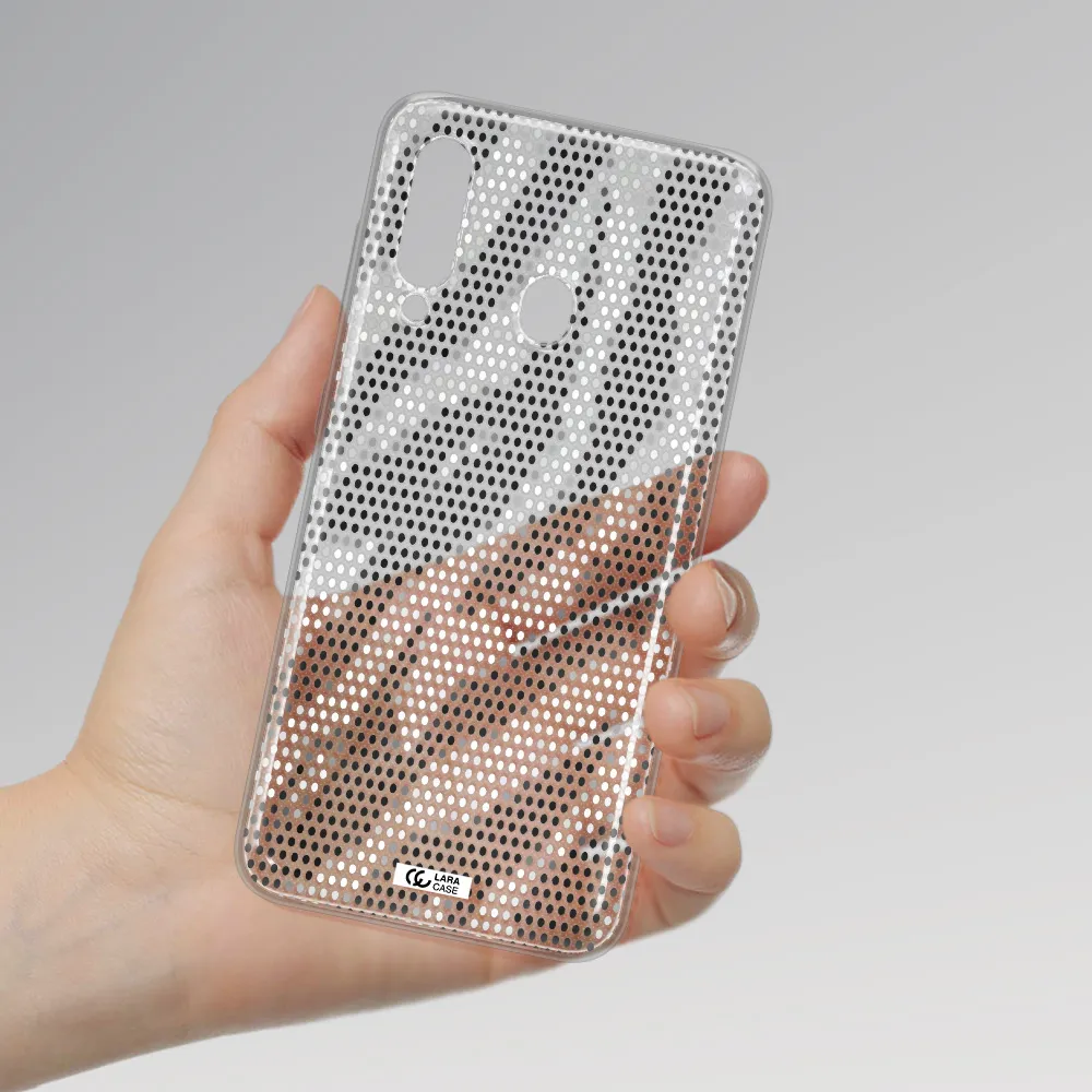 Zebra Dots Samsung A60 Clear TPU Case