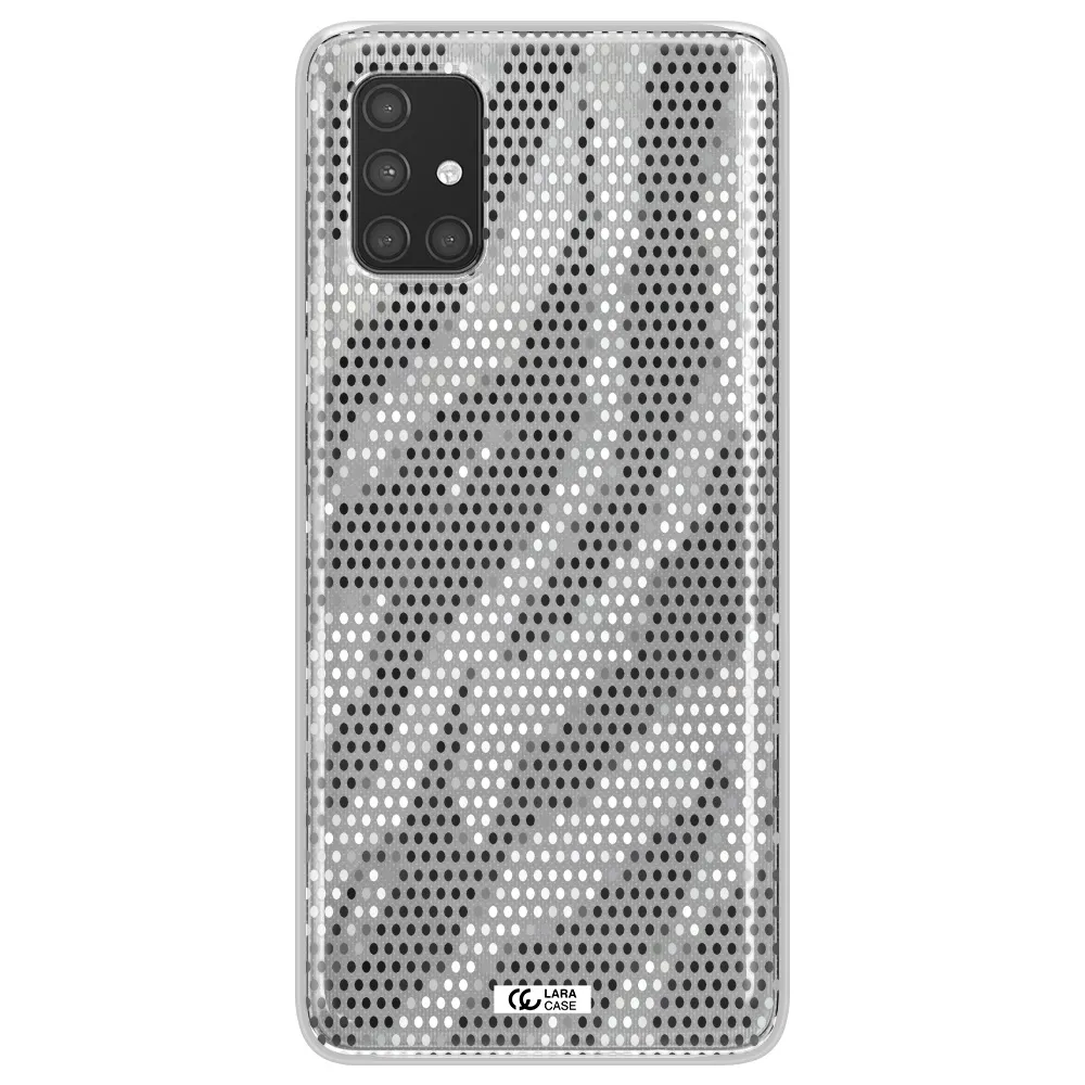 Zebra Dots Samsung A71 Clear TPU Case