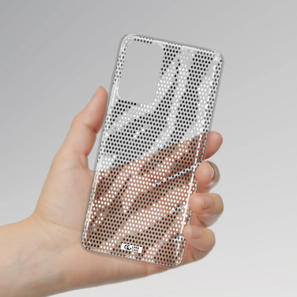 Zebra Dots Samsung A72 Clear TPU Case