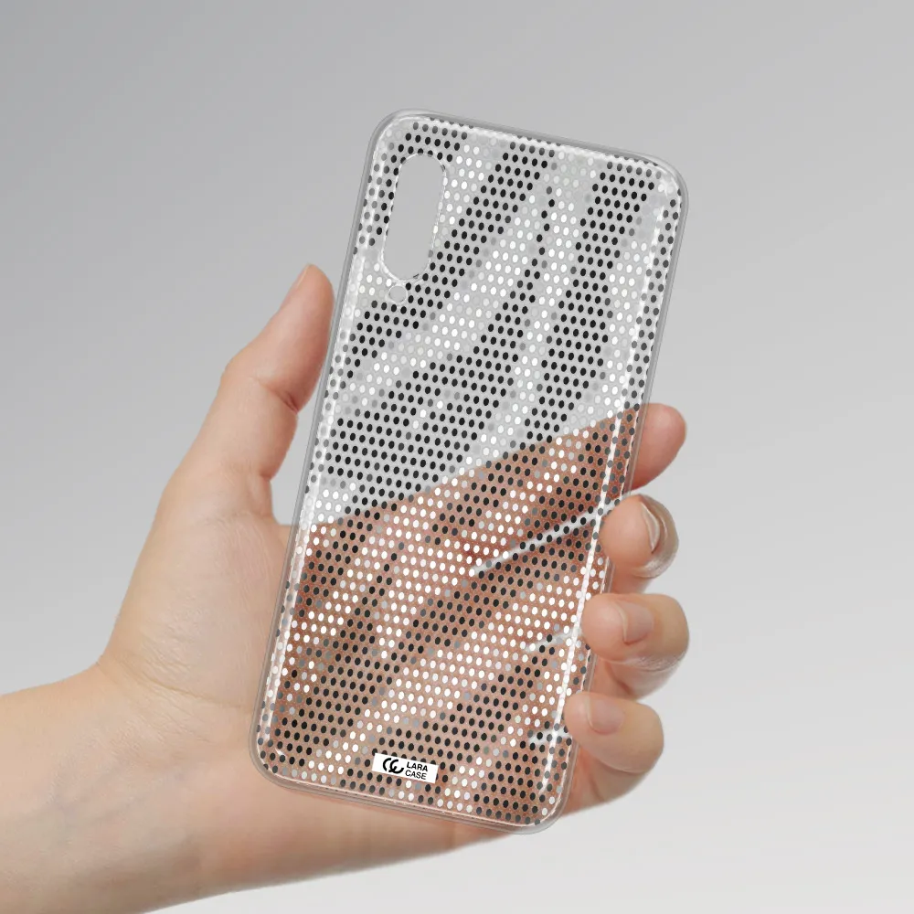 Zebra Dots Samsung A90 Clear TPU Case