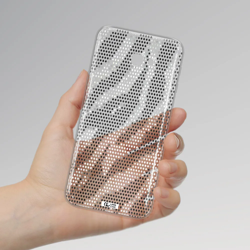 Zebra Dots Samsung J4 Plus Clear TPU Case