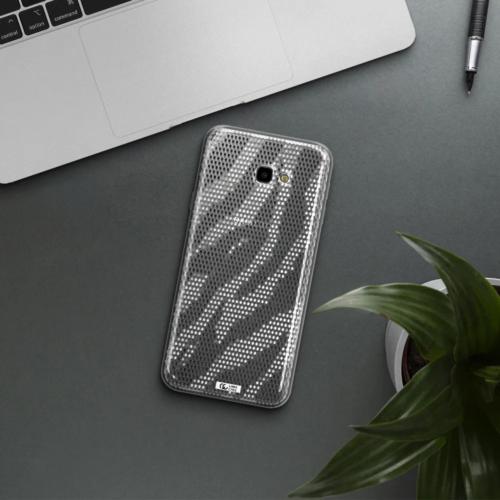 Zebra Dots Samsung J4 Plus Clear TPU Case