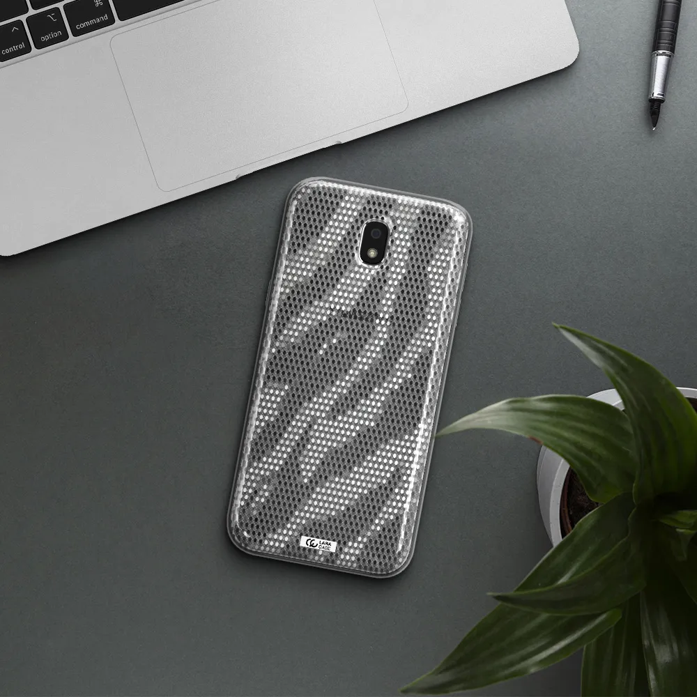 Zebra Dots Samsung J5 2017 Clear TPU Case