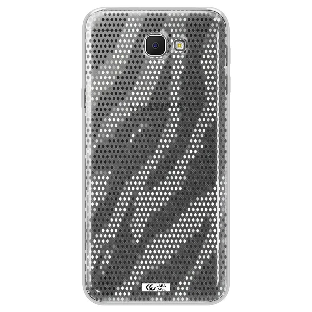 Zebra Dots Samsung J5 Prime Clear TPU Case