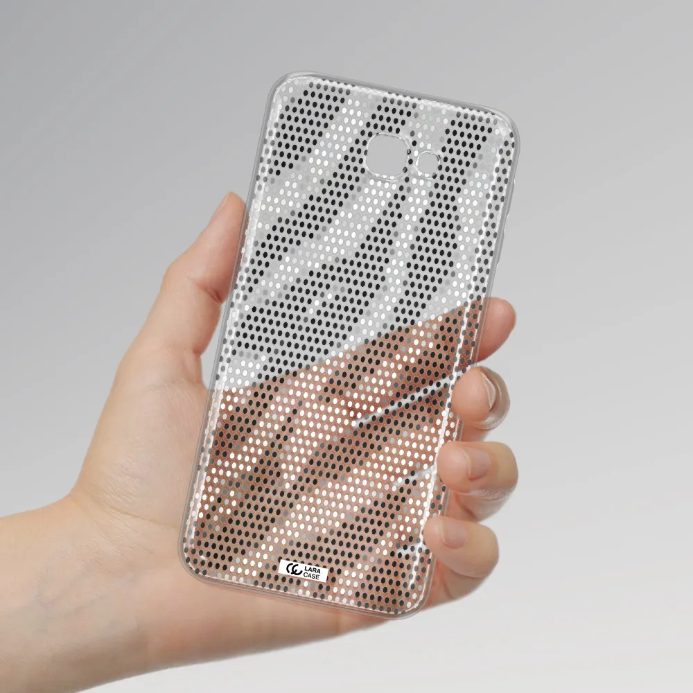 Zebra Dots Samsung J5 Prime Clear TPU Case