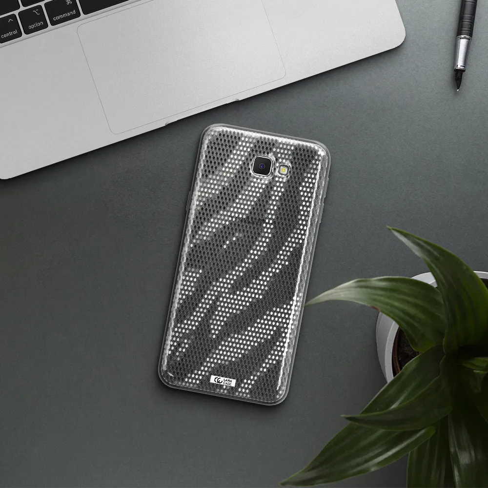 Zebra Dots Samsung J5 Prime Clear TPU Case