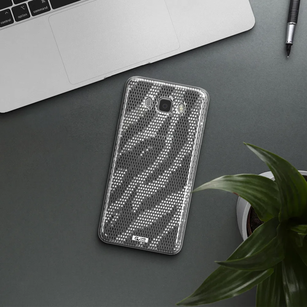 Zebra Dots Samsung J7 2016 Clear TPU Case