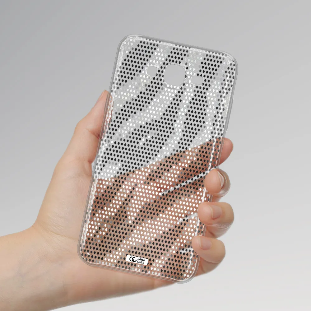 Zebra Dots Samsung J7 Core Clear TPU Case