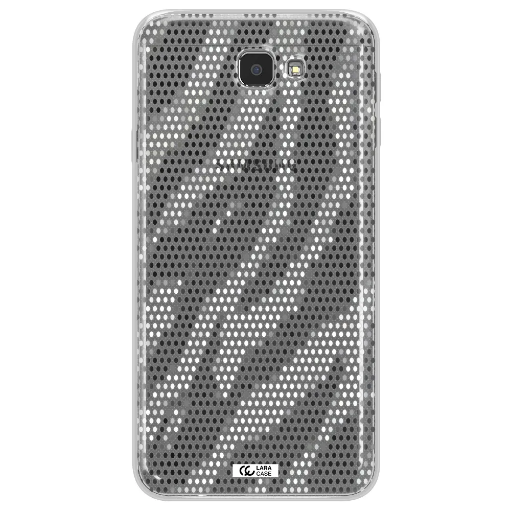 Zebra Dots Samsung J7 Prim Clear TPU Case
