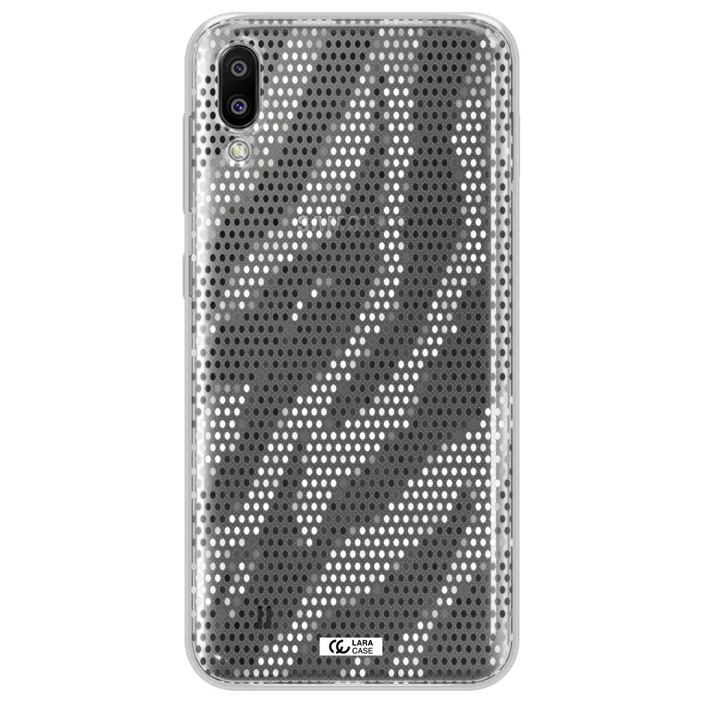 Zebra Dots Samsung M10 Clear TPU Case