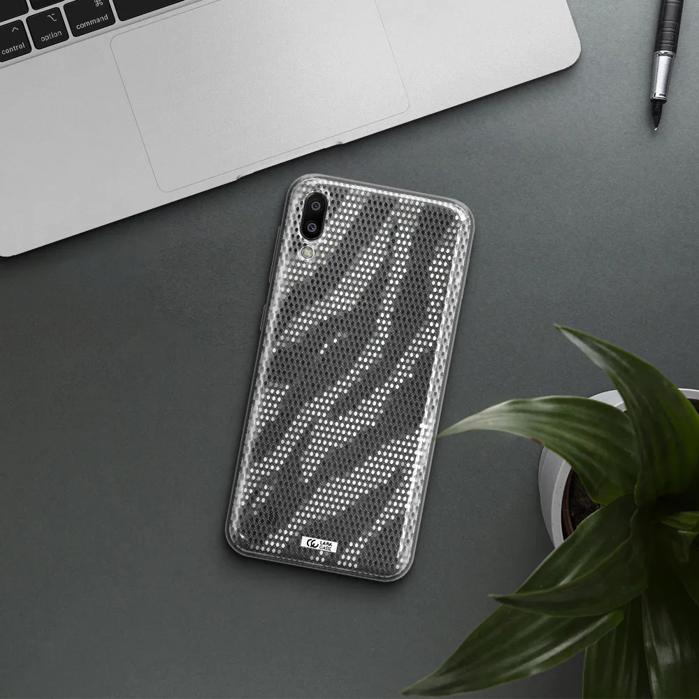 Zebra Dots Samsung M10 Clear TPU Case